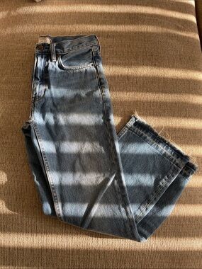 Free People Light Blue Cropped Ankle Jeans